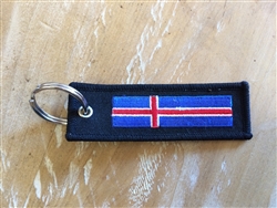 Icelandic Flag Keyring