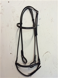Bridle with square metal plates