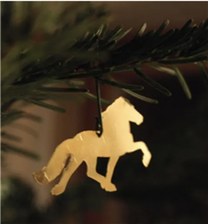 Tolt Tack Icelandic Horse Tree Ornament