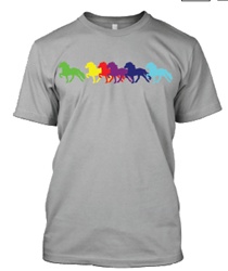 T-Shirt "Rainbow Icelandics"