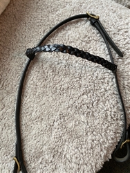 Icelandic Classic Braided Leather Headstall